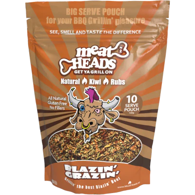 Meat Heads Blazin' Grazin' Beef BBQ Spice Rub 100g