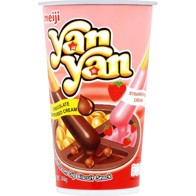 Meiji Yan Yan Double Cream Snack Cup 44g