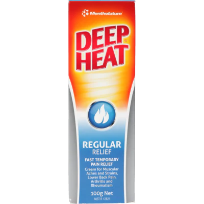 Mentholatum Deep Heat Regular Relief Cream 100g