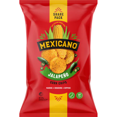 Mexicano Jalapeno Corn Chips 300g
