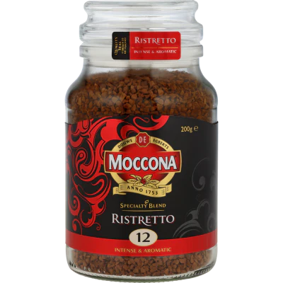 Moccona Ristretto Specialty Blend Instant Freeze Dried Coffee Jar 200g