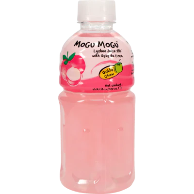 Mogu Mogu Lychee Juice With Nate De Coco 320ml