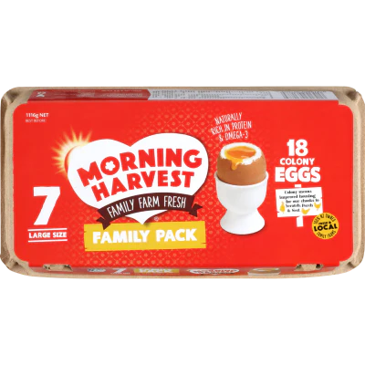 Morning Harvest Colony Size 7 Eggs 18pk
