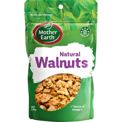 Mother Earth Natural Walnuts 140g