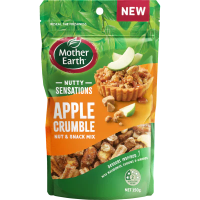 Mother Earth Nutty Sensations Apple Crumble Nut & Snack Mix 150g