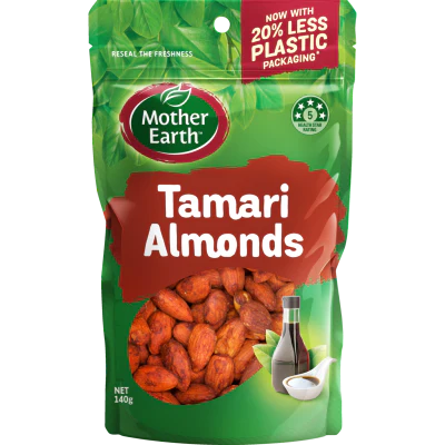 Mother Earth Tamari Almonds 140g