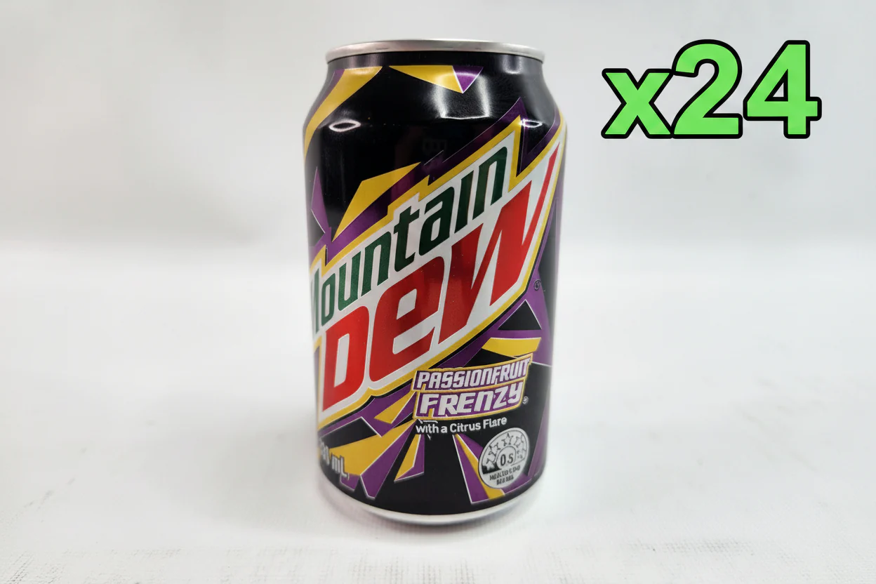 Mountain Dew Passionfruit Frenzy 24 x 330ml