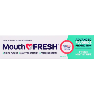 Mouthfresh Fresh Mint Stripe Multi Action Fluoride Toothpaste 110g