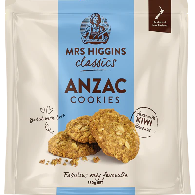 Mrs Higgins Classic Anzac Cookies 350g