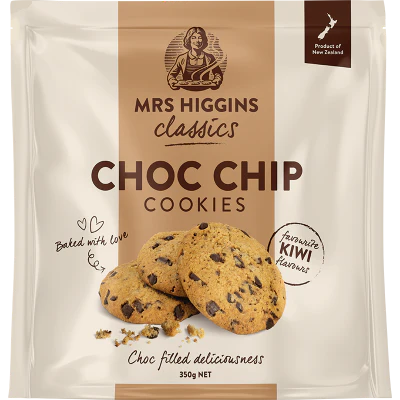 Mrs Higgins Classics Choc Chip Cookies 350g