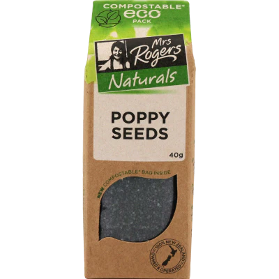 Mrs Rogers Eco Poppy Seeds 40g