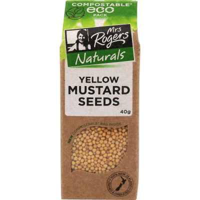Mrs Rogers Eco Yellow Mustard Seeds 40g