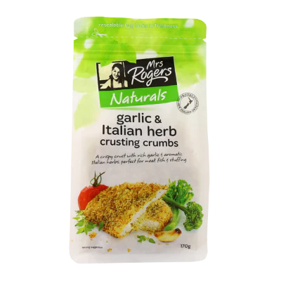 Mrs Rogers Garlic & Italian Herb Crusting Crumbs 170g