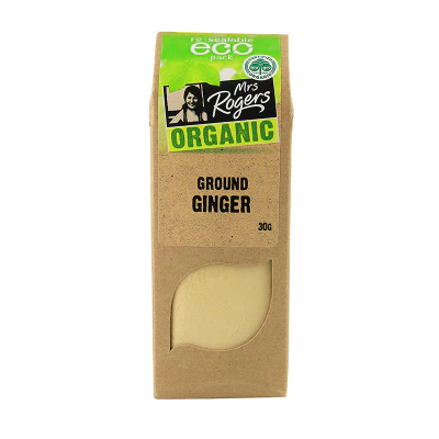 Mrs Rogers Organic Ground Ginger 30g