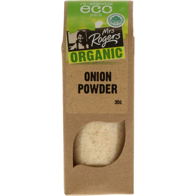 Mrs Rogers Organic Onion Powder ECO Pack 30g