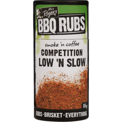 Mrs Rogers Smoke 'n Coffee Competition Low 'N Slow BBQ Rub 85g