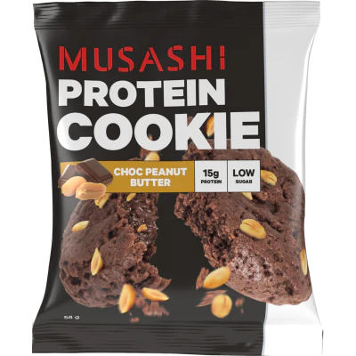 Musashi Choc Peanut Butter Protein Cookie 58g