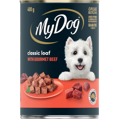 My Dog Classic Loaf With Gourmet Beef Wet Dog Food 400g