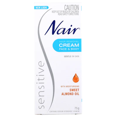 Nair Sensitive Face & Body Hair Removal Cream 75g