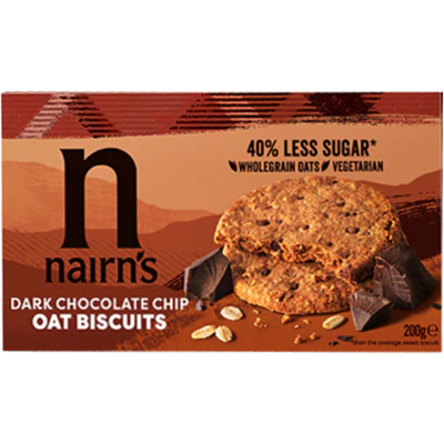Nairn's Dark Chocolate Chip Oat Biscuits 200g