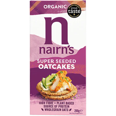 Nairn's Organic Super Seeded Oatcakes 200g