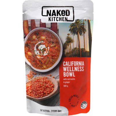 Naked Kitchen California Wellness Bowl With Red Lentils & Ginger 500g