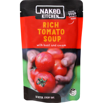 Naked Rich Tomato Soup With Basil And Cream 500g