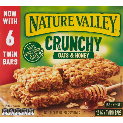 Nature Valley Crunchy Oats & Honey Bars 6 x 42g
