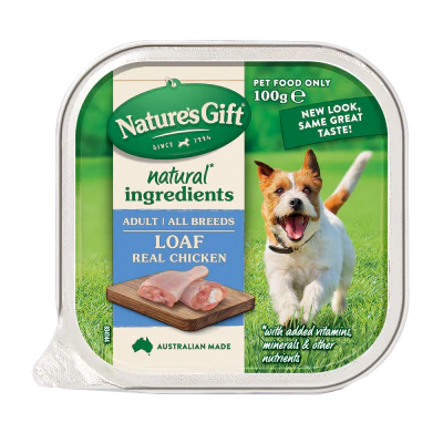 Nature's Gift Real Chicken Loaf Dog Food 100g