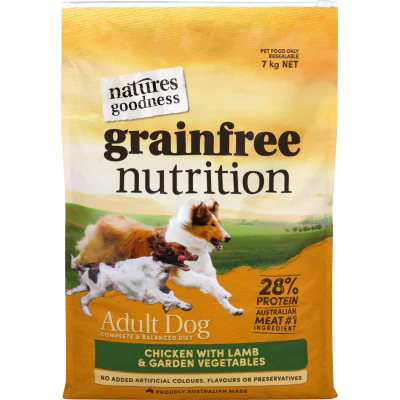 Natures Goodness Chicken with Lamb and Garden Vegetable Adult Dog Food 7kg