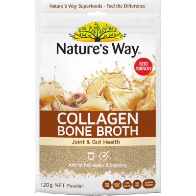 Nature's Way Collagen Bone Broth Super Food Powder 120g