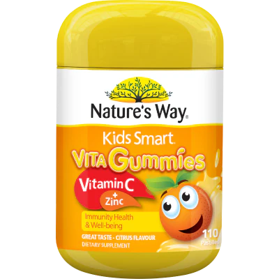Nature's Way Kids Smart Vitamin C + Zinc Vita Gummies 110pk
