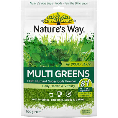Nature's Way Multi Greens Multi Nutrient Superfoods Powder 100g