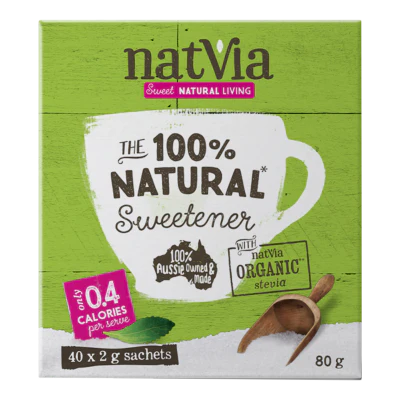 Natvia 100% Natural Sweetener 40pk
