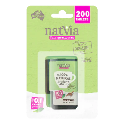 Natvia 100% Natural Sweetener Tablets 200pk