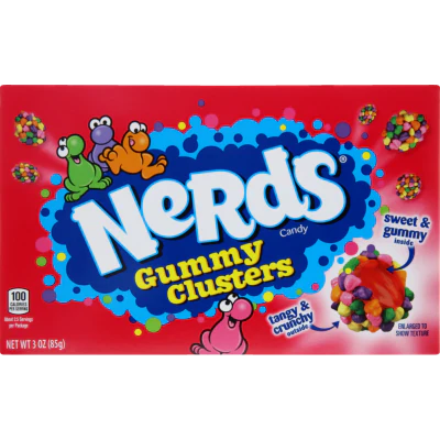 NERDS Theatre Box Gummy Clusters 85g