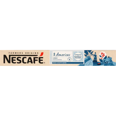 Nescafe Farmers Origins 3 Americas Lungo Pure Arabica Coffee Capsules 54g