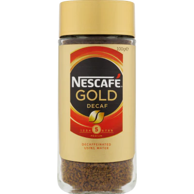 Nescafe Gold Decaf Medium 5 Decaffeinated Coffee 100g