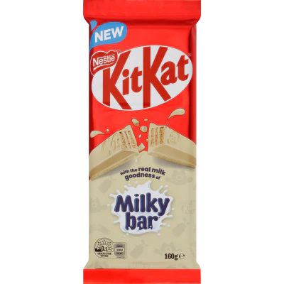 Nestle Kit Kat Milkybar White Chocolate Block 160g