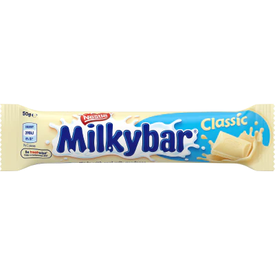 Nestle Milky Bar Classic White Chocolate Bar 50g