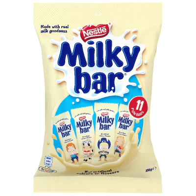 Nestle Milky Bar Milk Chocolate Fun Pack 158g