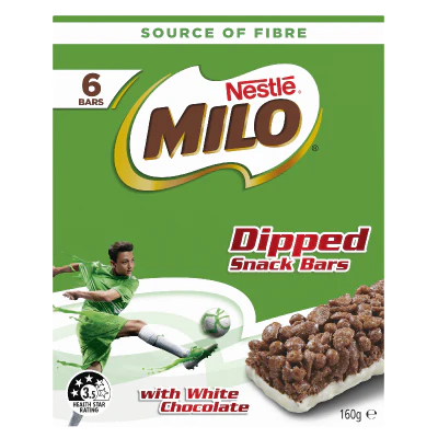 Nestle Milo Snack Bars 6 x 27g