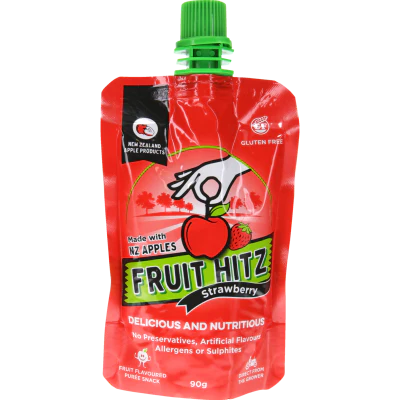 New Zealand Apple Products Strawberry Fruit Hitz 90g
