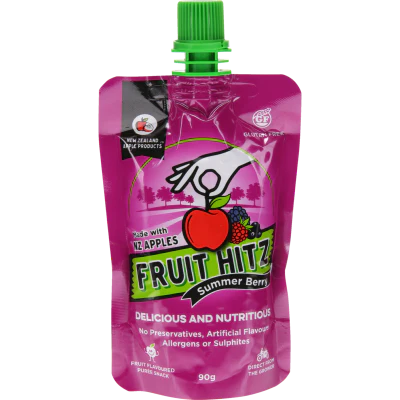 New Zealand Apple Products Summer Berry Fruit Hitz 90g