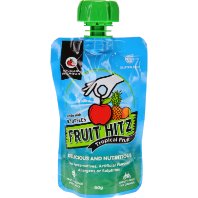 New Zealand Apple Products Tropical Fruit Hitz 90g