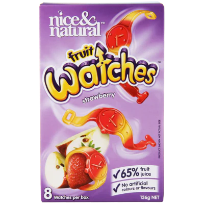 Nice & Natural Fruit Watches Strawberry 8 x 17g