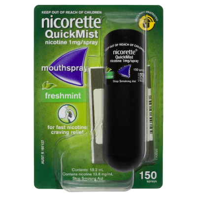 Nicorette Quickmist Fresh Mint Stop Smoking Aid ea