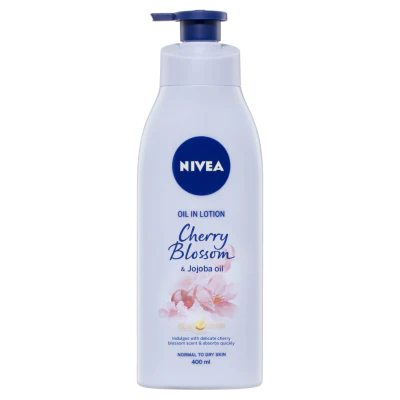 Nivea Cherry Blossom Jojoba Body Oil Lotion 400ml