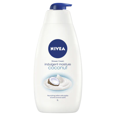Nivea Indulgent Moisture Coconut Shower Cream 1l