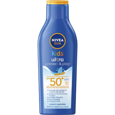 Nivea Kids Ultra Protect & Play SPF50+ Sunscreen 200ml